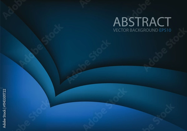Fototapeta graphic vector curve line overlap background for text and message design