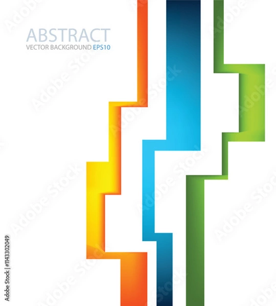Obraz graphic geometric triangle overlap vector layer background for text and message design
