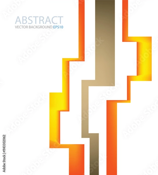 Obraz graphic geometric triangle overlap vector layer background for text and message design

