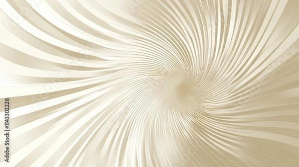Fototapeta Abstract beige swirling lines forming a vortex.