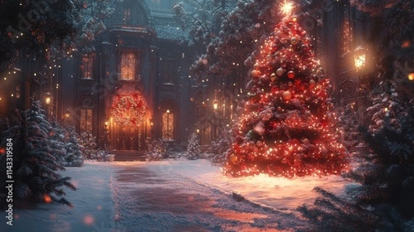 Fototapeta happy new year and mery chrismas.