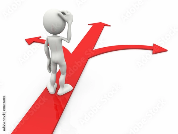 Obraz Scegliere una direzione