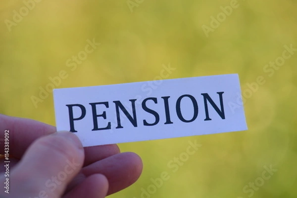 Fototapeta saving for retirement