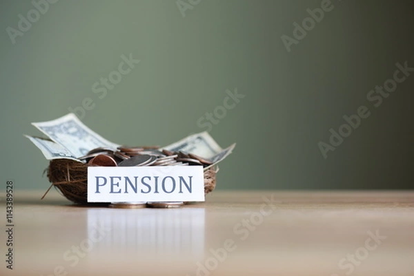 Fototapeta saving for retirement