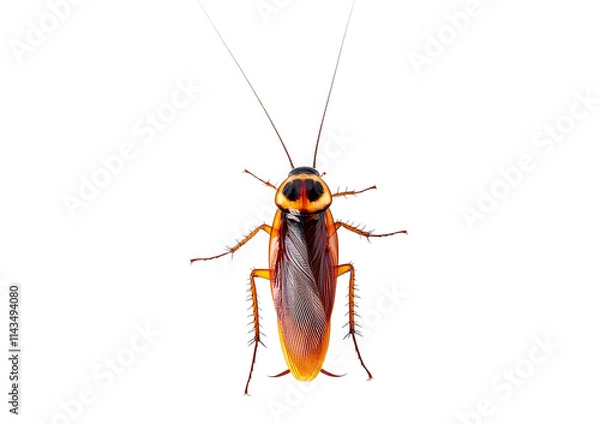 Obraz Cockroach isolated on transparent or white background