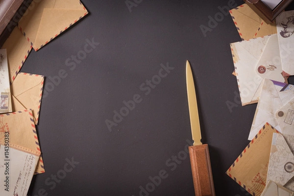 Obraz envelopes with letter opener