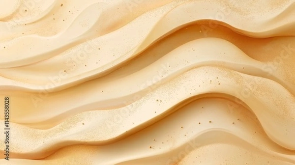 Fototapeta Golden Sand Dunes Abstract Background Texture