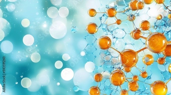 Fototapeta Neutralizing free radicals antioxidant actions against oxidative stress in biological systems
