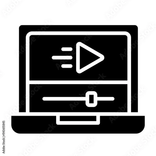 Fototapeta Motion Graphic Icon