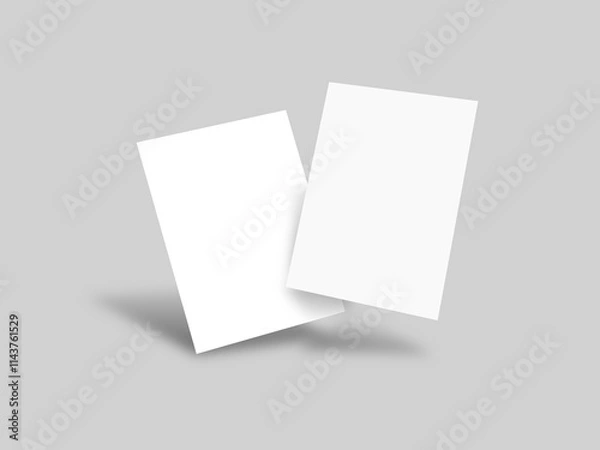 Fototapeta Double-sided Flyer mockup.