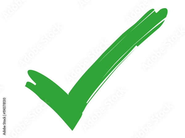 Obraz Zielony znacznik wyboru