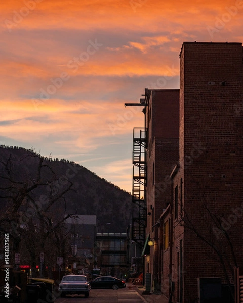 Obraz Sunset Building