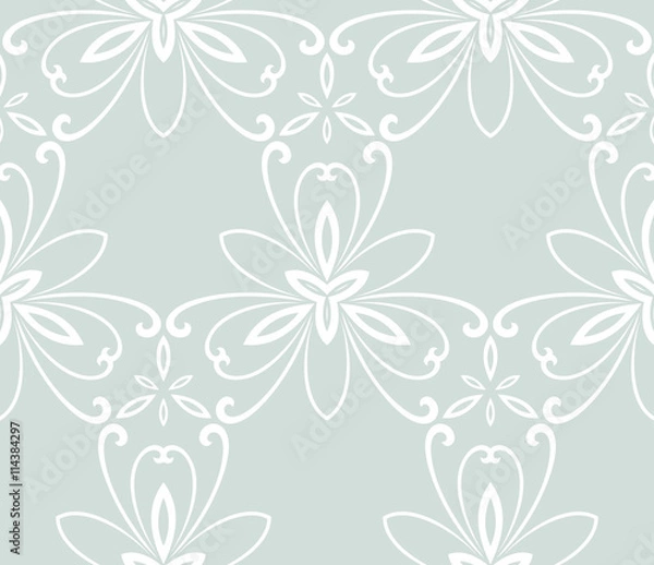Fototapeta Floral Fine Seamless Vector Pattern