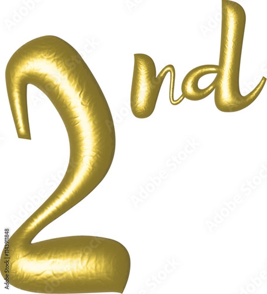 Obraz 3d text with the text