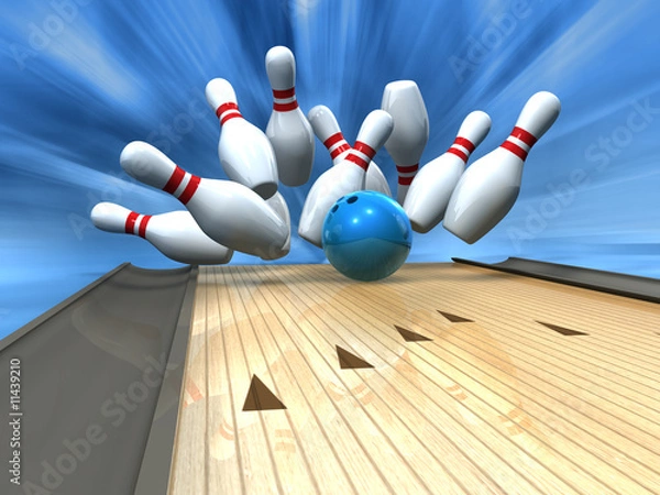 Obraz Bowling Strike!