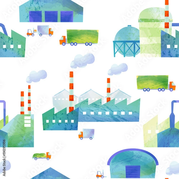 Fototapeta パターン・工場