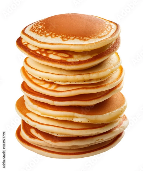 Obraz Towering Stack of Plain Fluffy Pancakes