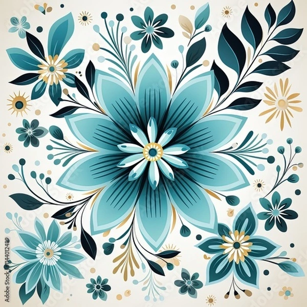Obraz Beautifully Simple Artistic Pattern Design for Modern Decor