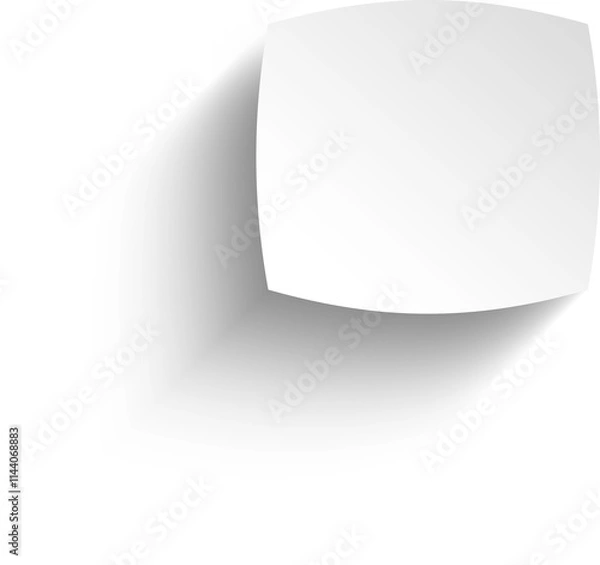 Obraz Transparent neumorphic Screen shape with shadow