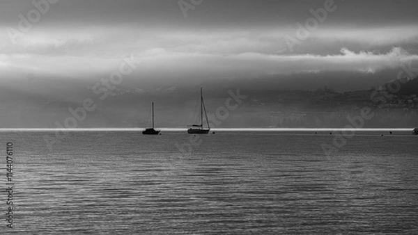 Obraz die Ruhe am See