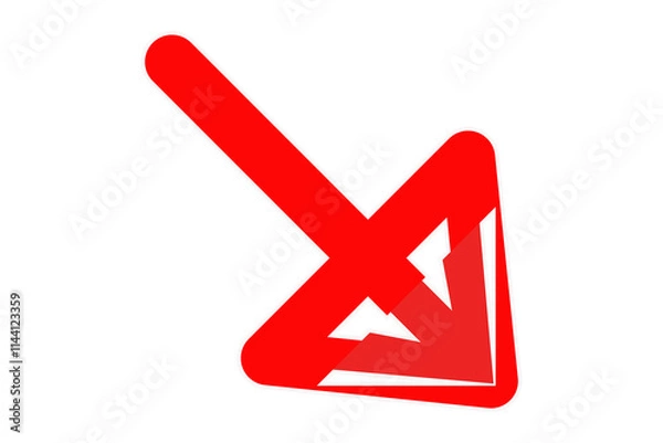 Fototapeta alternating arrow