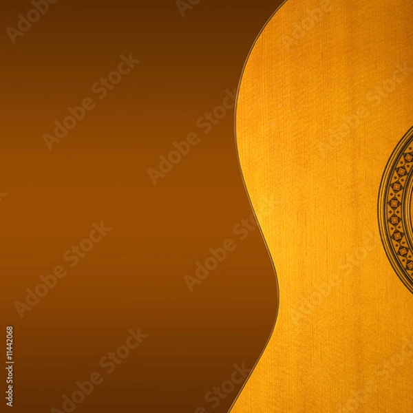 Obraz guitar abstract square