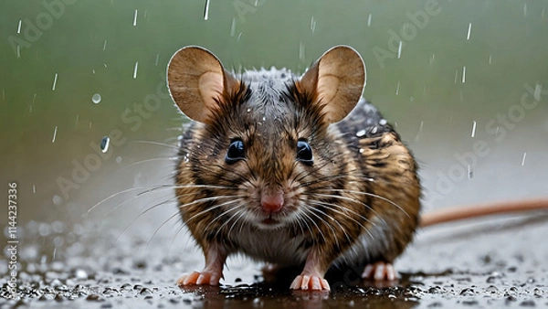 Fototapeta hamster in the garden