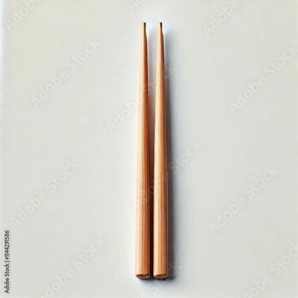 Obraz chopsticks on a white background