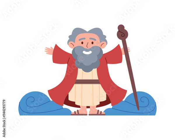 Fototapeta moses parting red sea