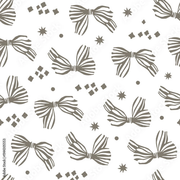 Obraz Vintage seamless pattern. Vector background.