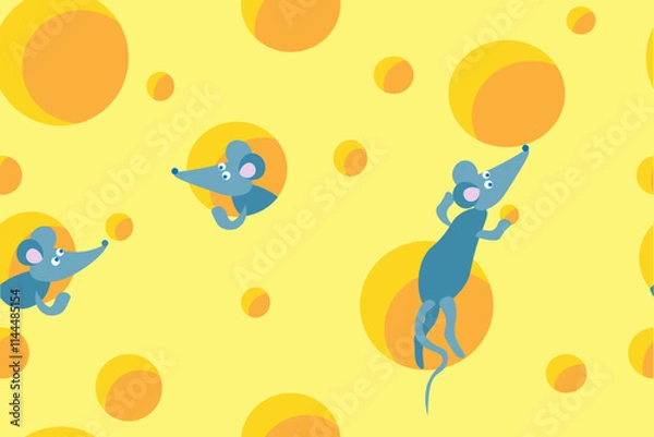 Obraz cheese and mouse