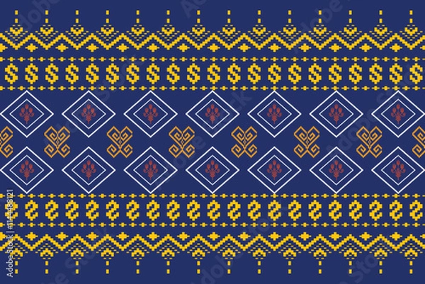 Fototapeta seamless pattern with shapes
