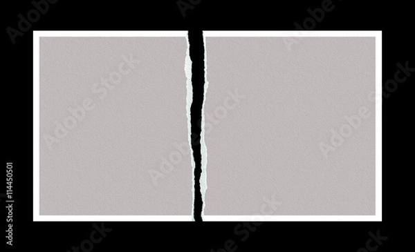Obraz Tear the photo paper