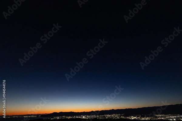 Fototapeta 日没の日本平夢テラス
