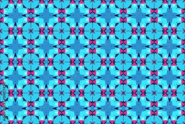 Fototapeta seamless pattern with shapes