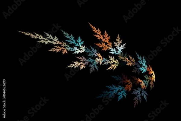 Fototapeta Computer generated fractal pattern and shape