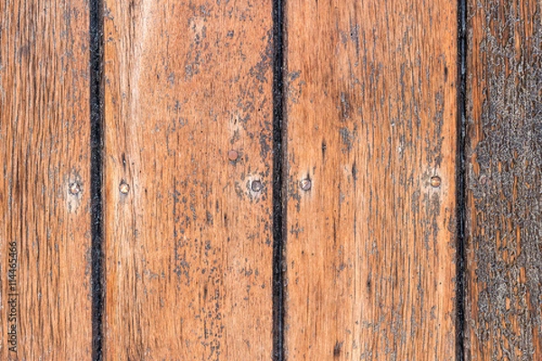 Fototapeta The old wood texture with natural patterns