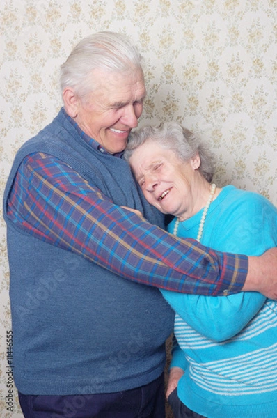 Obraz two elderly people