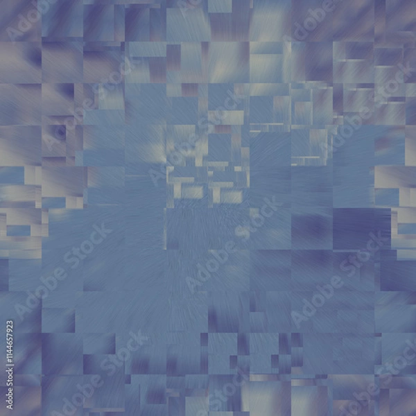 Fototapeta An abstract glitch art texture background image design.