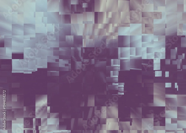 Fototapeta An abstract glitch art texture background image design.