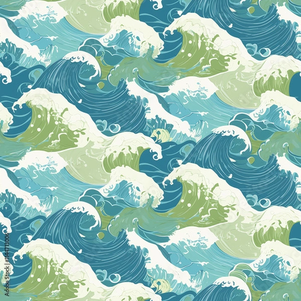 Obraz Ocean waves  pattern