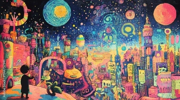 Obraz background with graffiti