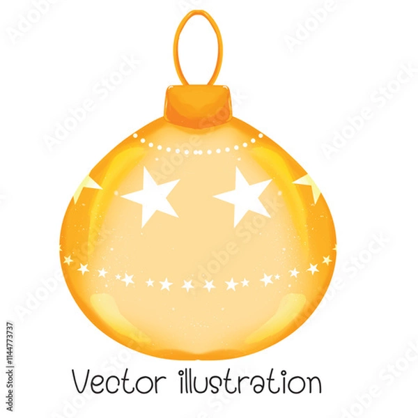 Obraz Christmas lights, decorative vector illustration