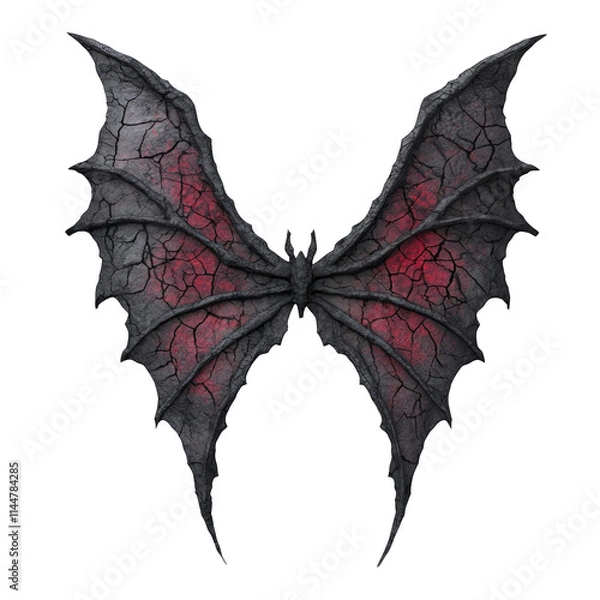 Fototapeta Demon Wings Isolated Devil Wings Fantasy Wings Dark Angel Wings Halloween Wings Bat Wings Dragon Wings Gothic Wings Evil Wings Spread Wings Mythology Wings Creature Wings Monster Wings Fictional