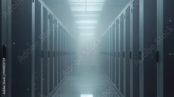 Obraz Arranged Data center rack 