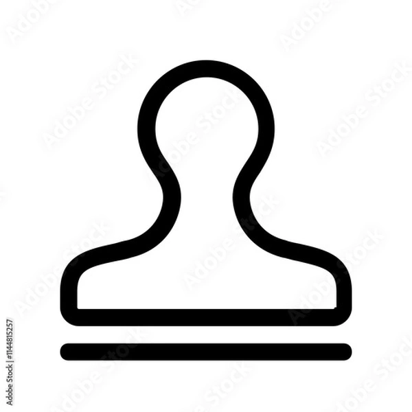 Fototapeta Cloud OA integrated linear system black outline icon pack