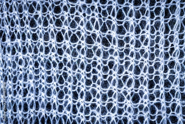 Fototapeta Background with a pattern of knitting thread pattern large