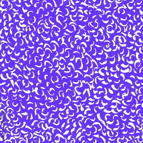 Fototapeta White swirls on azure background