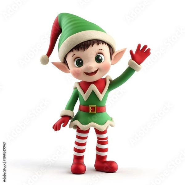Obraz Cute 3D Elf Character