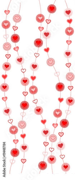Obraz Valentine background with heart